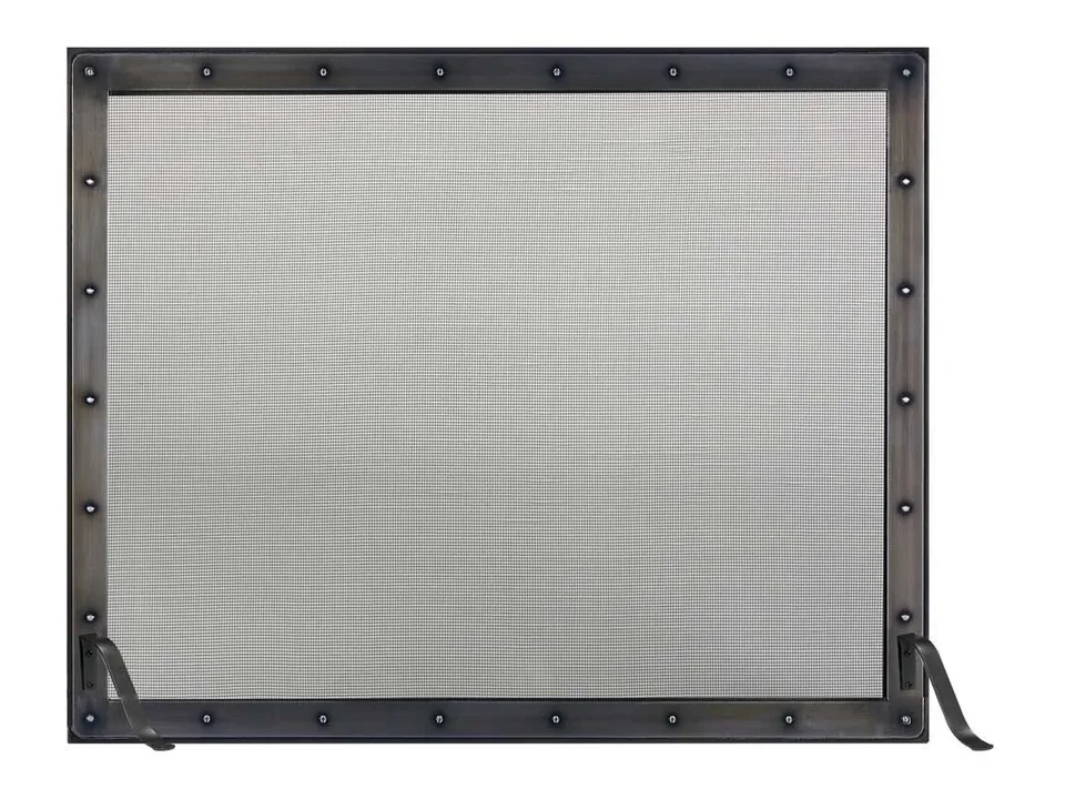 Design Specialties Black Rock free-standing fireplace screen