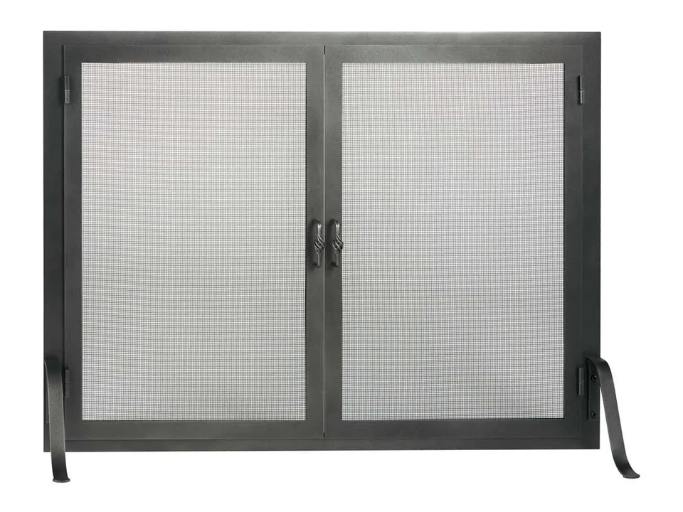 Design Specialties Operable Doors free-standing fireplace screen